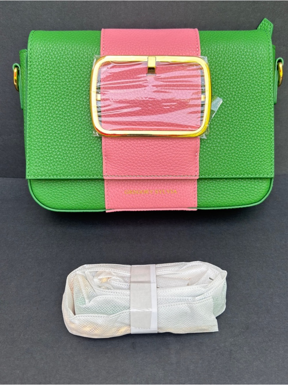 Gregory Sylvia Pink & Green Crossbody Bag